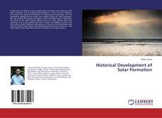 Couverture de Historical Development of Solar Formation