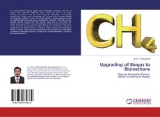 Couverture de Upgrading of Biogas to Biomethane