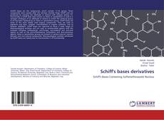 Copertina di Schiff's bases derivatives
