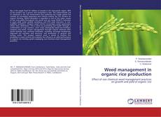 Buchcover von Weed management in organic rice production