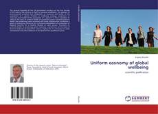 Copertina di Uniform economy of global wellbeing