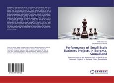 Performance of Small Scale Business Projects in Borama, Somaliland的封面