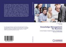 Copertina di Knowledge Management for Business