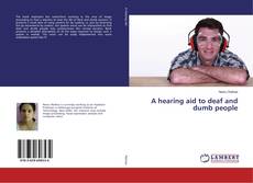 Buchcover von A hearing aid to deaf and dumb people