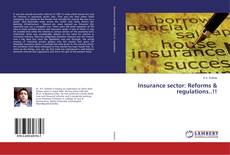 Buchcover von Insurance sector: Reforms & regulations..!!