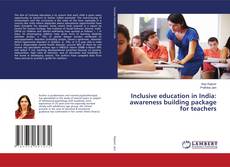 Buchcover von Inclusive education in India: awareness building package for teachers