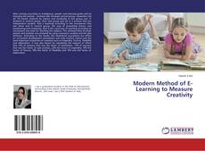 Buchcover von Modern Method of E- Learning to Measure Creativity