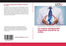 Buchcover von La nueva emigración española durante la crisis