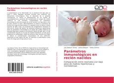 Parámetros inmunológicos en recién nacidos kitap kapağı