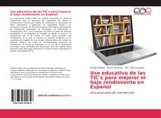 Buchcover von Uso educativo de las TIC's para mejorar el bajo rendimiento en Español