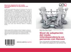 Capa do livro de Nivel de adaptación del modo interdependencia en personas con Hansen 