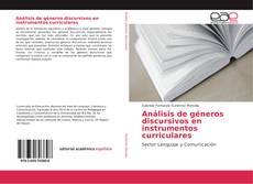 Análisis de géneros discursivos en instrumentos curriculares kitap kapağı