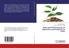Couverture de Role and Performance of depository participants in India