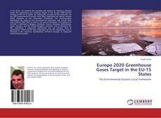 Couverture de Europe 2020 Greenhouse Gases Target in the EU-15 States