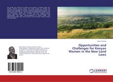 Buchcover von Opportunities and Challenges for Kenyan Women in the New Land Laws