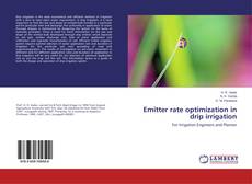 Couverture de Emitter rate optimization in drip irrigation