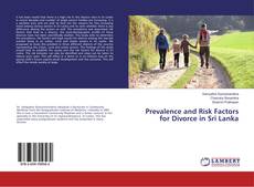 Copertina di Prevalence and Risk Factors for Divorce in Sri Lanka