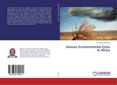 Capa do livro de Human Environmental Crisis in Africa 