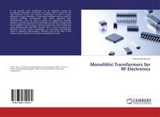 Monolithic Transformers for RF Electronics的封面