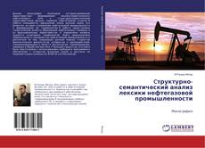 Capa do livro de Cтруктурно-семантический анализ лексики нефтегазовой промышленности 