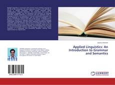Buchcover von Applied Linguistics: An Introduction to Grammar and Semantics