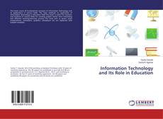 Capa do livro de Information Technology and Its Role in Education 