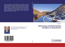 Capa do livro de Balancing and Orientation Analysis of Quadrotor 