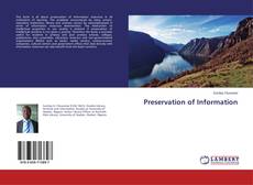 Copertina di Preservation of Information