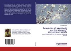 Couverture de Description of psychiatric nursing students’ stereotypical beliefs