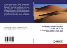 Copertina di Anaphoric Resolution In Expository Texts