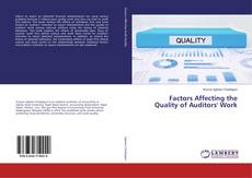 Borítókép a  Factors Affecting the Quality of Auditors' Work - hoz