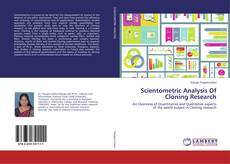 Buchcover von Scientometric Analysis Of Cloning Research