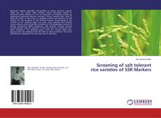 Buchcover von Screening of salt tolerant rice varieties of SSR Markers