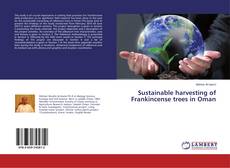 Buchcover von Sustainable harvesting of Frankincense trees in Oman