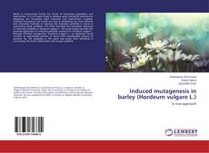 Copertina di Induced mutagenesis in barley (Hordeum vulgare L.)