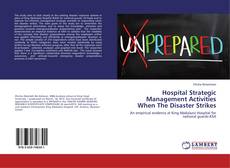 Buchcover von Hospital Strategic Management Activities When The Disaster Strikes