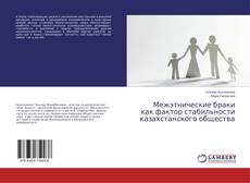 Portada del libro de Межэтнические браки как фактор стабильности казахстанского общества