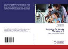 Buchcover von Business Continuity Management