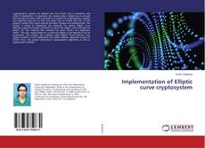 Buchcover von Implementation of Elliptic curve cryptosystem