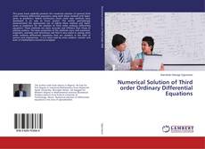 Buchcover von Numerical Solution of Third order Ordinary Differential Equations