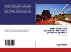 Buchcover von Пассажирский транспорт Москвы в условиях кризиса