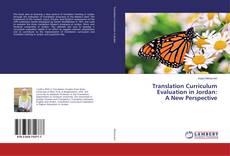 Copertina di Translation Curriculum Evaluation in Jordan: A New Perspective