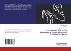 Buchcover von Correlation of ESRT & Behavioural Comfort Levels- Cochlear implants