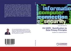 Buchcover von EU GDPR : Ramification to Data Privacy Principles