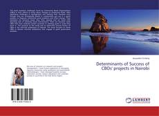 Copertina di Determinants of Success of CBOs' projects in Nairobi