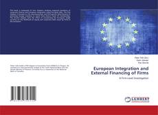 Buchcover von European Integration and External Financing of Firms