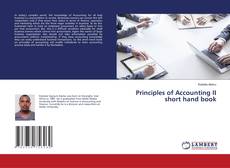 Copertina di Principles of Accounting II short hand book