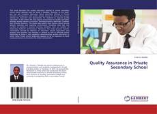 Copertina di Quality Assurance in Private Secondary School