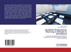 Buchcover von Academic Programmes Planning in Schools in Somaliland