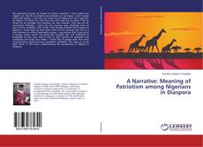 Buchcover von A Narrative: Meaning of Patriotism among Nigerians in Diaspora
